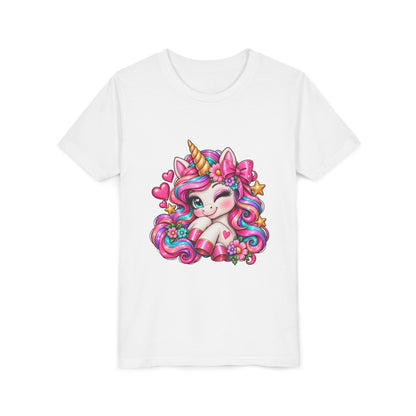 Youth Unicorn Tee — Cute Rainbow Unicorn Graphic Shirt for Kids