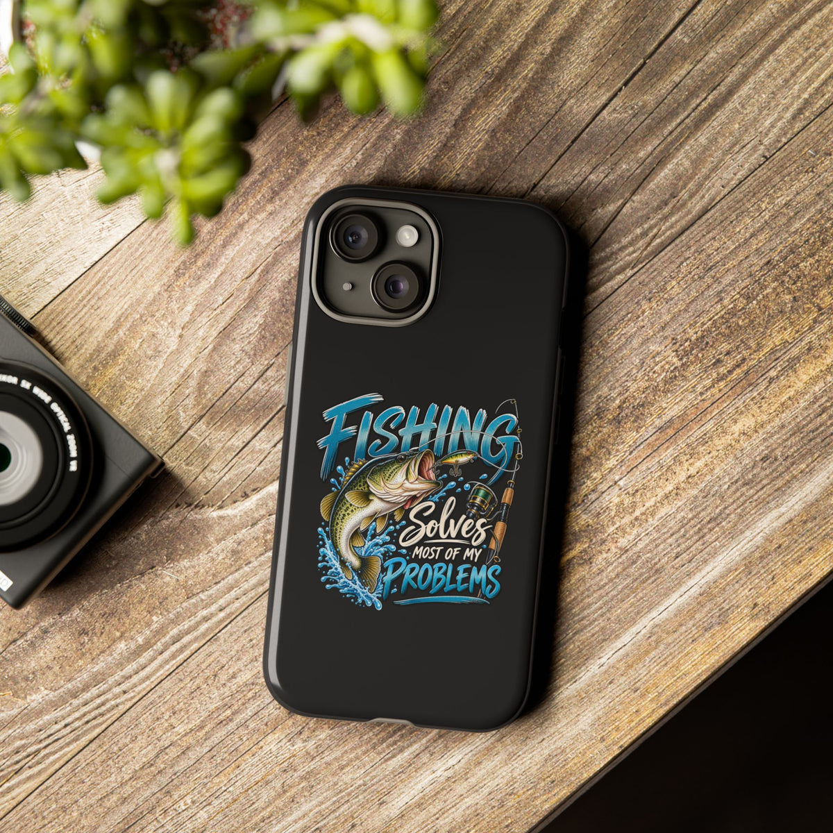 Fishing Solves Most of My Problems Phone Case
