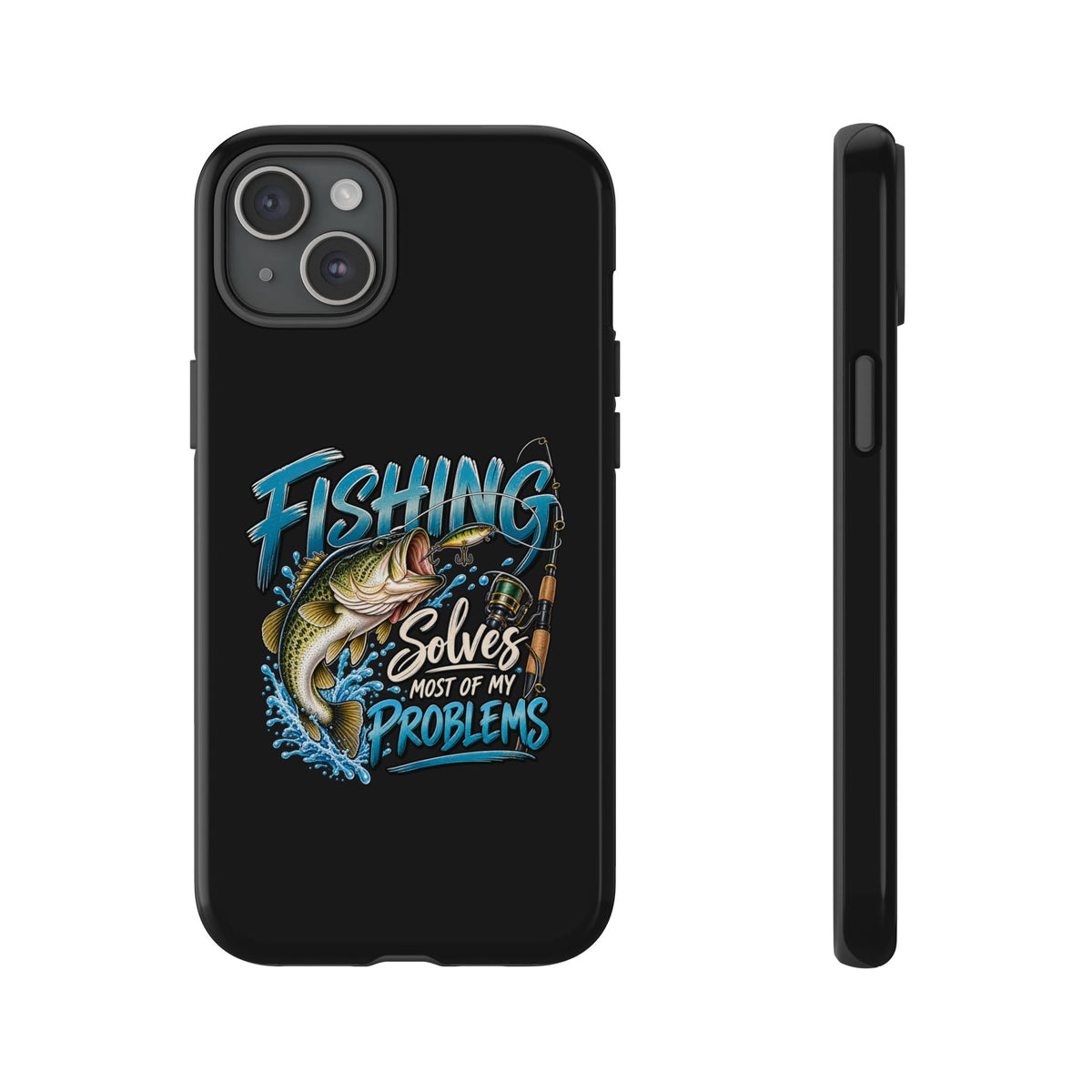 Fishing Solves Most of My Problems Phone Case