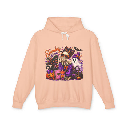 Halloween Skeleton & Pets Hoodie — "Spooky Season" Graphic Sweatshirt