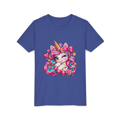 Youth Unicorn Tee — Cute Rainbow Unicorn Graphic Shirt for Kids