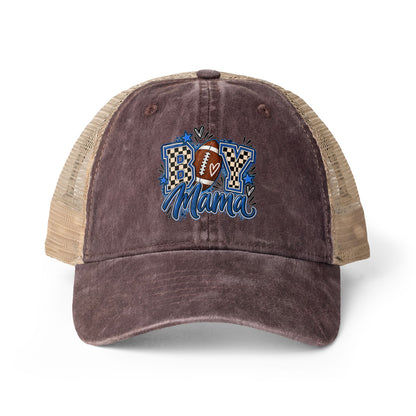 Football Boy Mama Mesh Hat