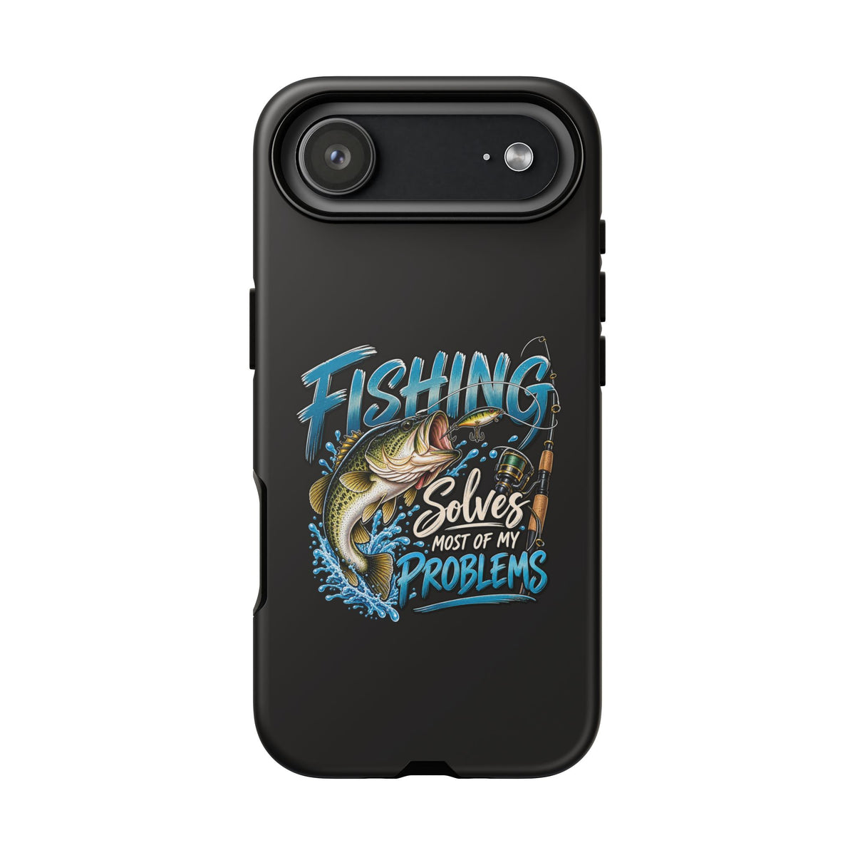 Fishing Solves Most of My Problems Phone Case