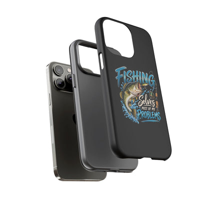 Fishing Solves Most of My Problems Phone Case