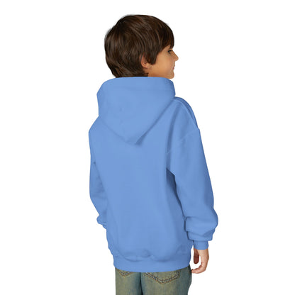 Youth Hoodie — Spooky Monster Truck Halloween Pumpkin Design