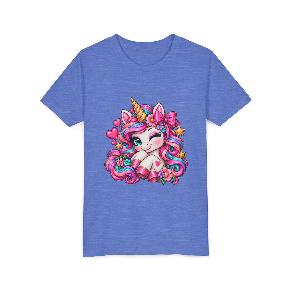 Youth Unicorn Tee — Cute Rainbow Unicorn Graphic Shirt for Kids