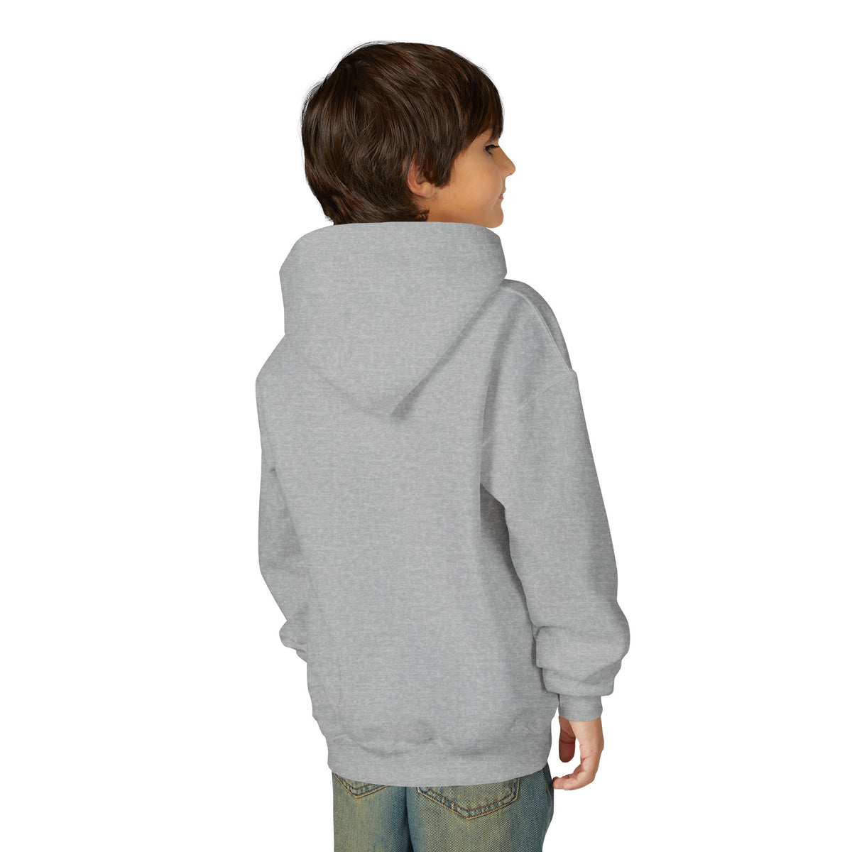 Youth Hoodie — Spooky Monster Truck Halloween Pumpkin Design