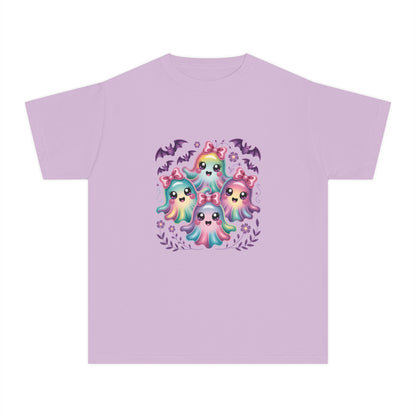 Cute Pastel Ghosts Halloween Youth Tee