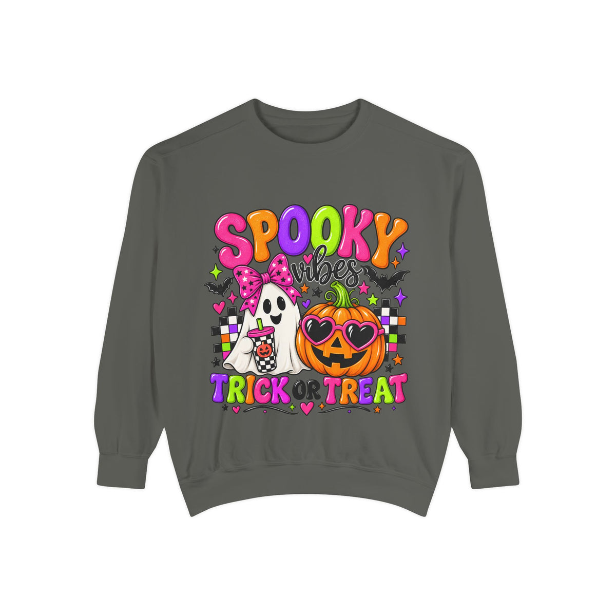 Spooky Vibes Trick or Treat Sweatshirt