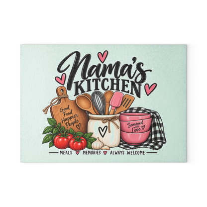 Mama's Kitchen Glass Cutting Board