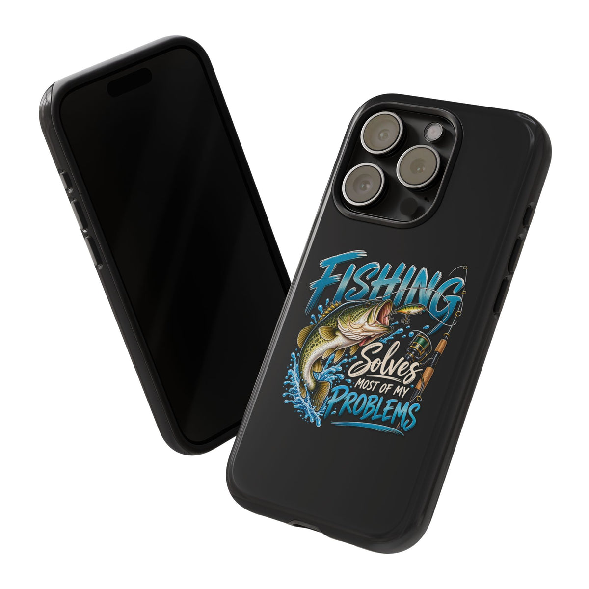 Fishing Solves Most of My Problems Phone Case
