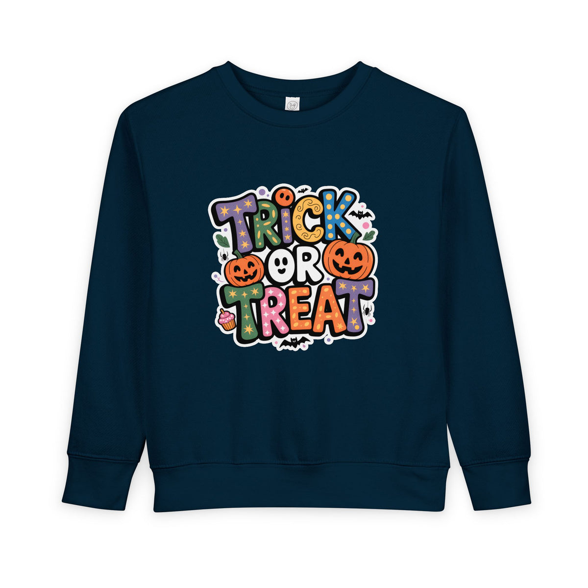 Toddler Sweatshirt - Cute "Trick or Treat" Halloween Pullover with Pumpkins
