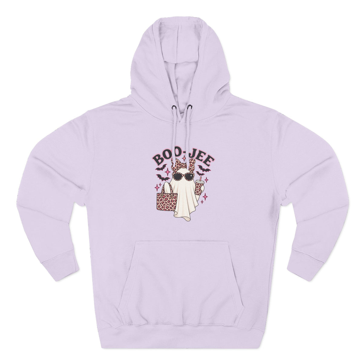 Boo Jee Ghost Graphic Hoodie - Cute Halloween Travel Sweatshirt