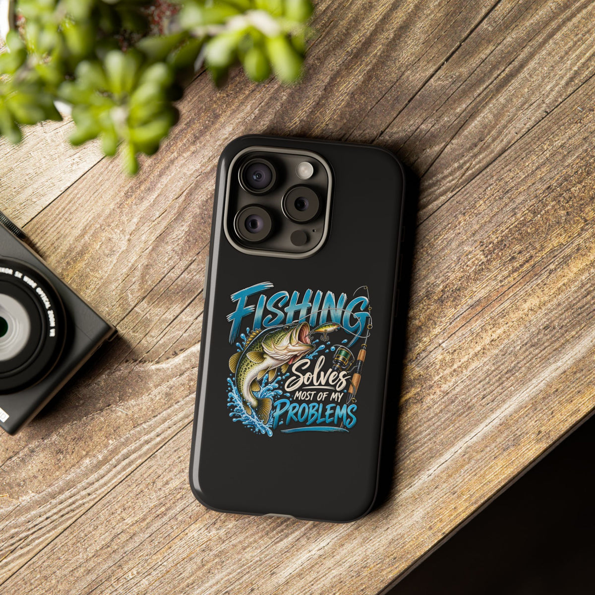 Fishing Solves Most of My Problems Phone Case