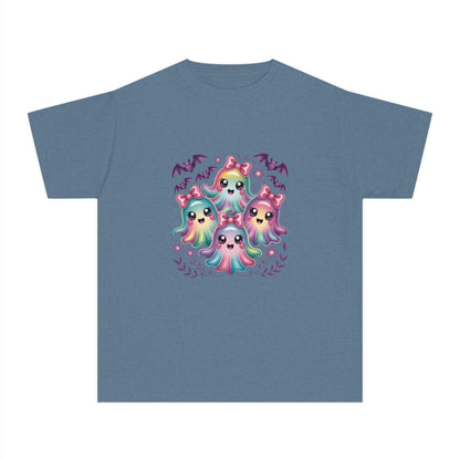 Cute Pastel Ghosts Halloween Youth Tee