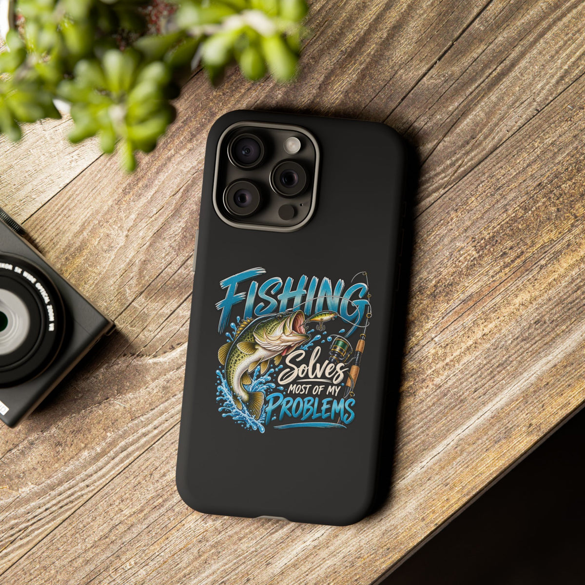 Fishing Solves Most of My Problems Phone Case