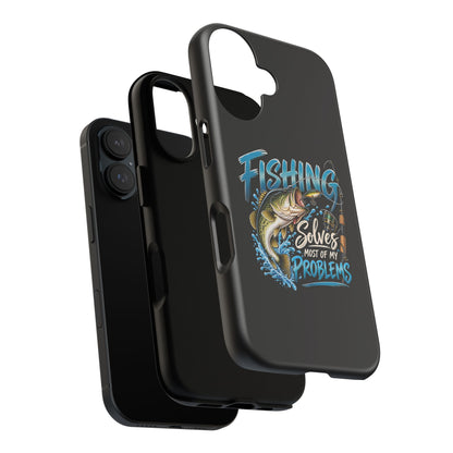 Fishing Solves Most of My Problems Phone Case
