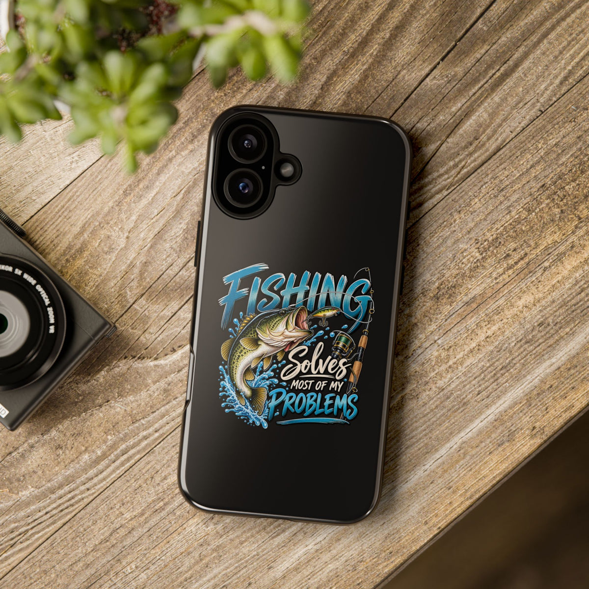 Fishing Solves Most of My Problems Phone Case