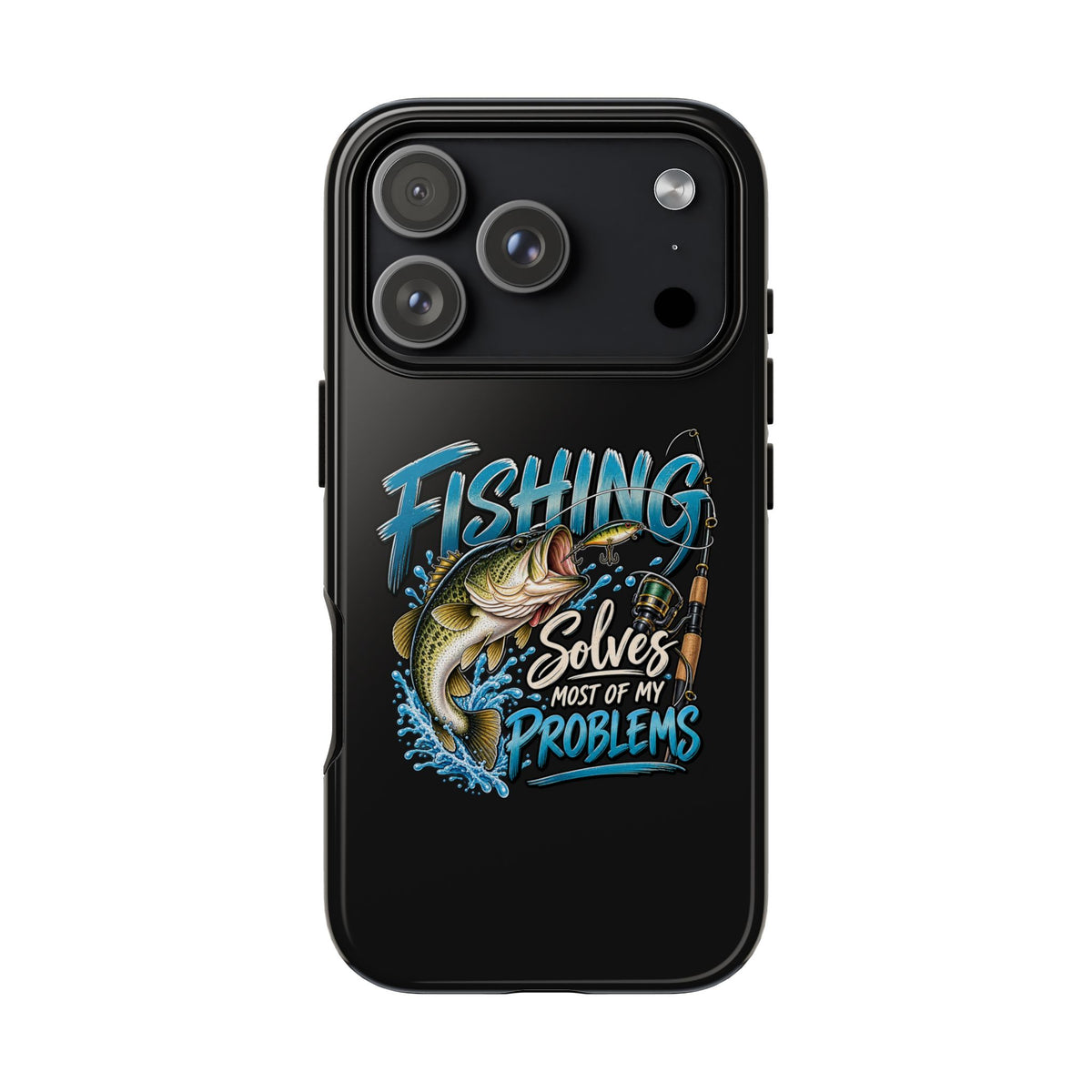 Fishing Solves Most of My Problems Phone Case