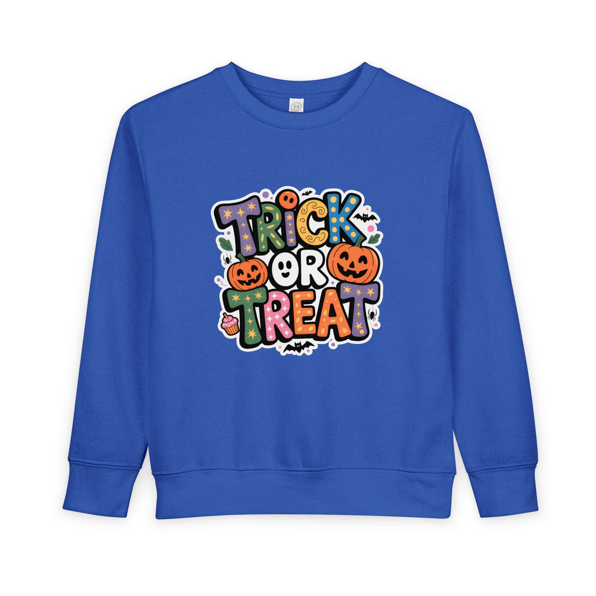 Toddler Sweatshirt - Cute "Trick or Treat" Halloween Pullover with Pumpkins