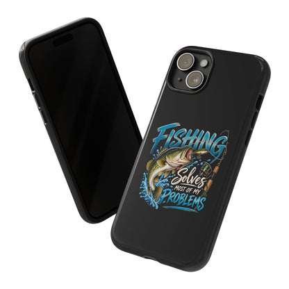 Fishing Solves Most of My Problems Phone Case