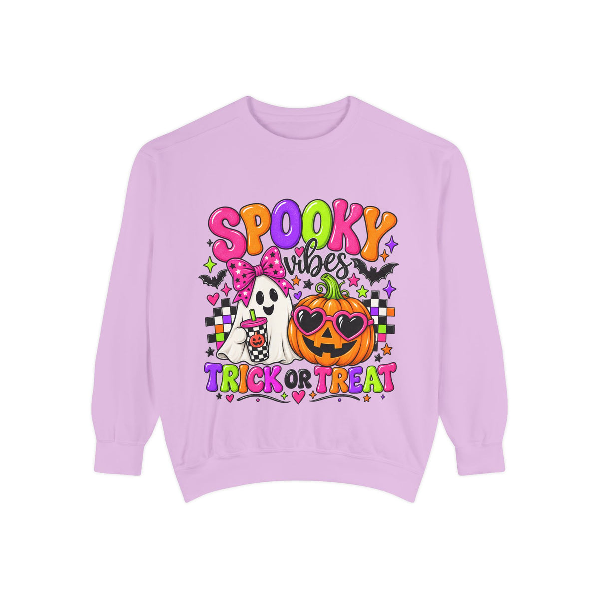 Spooky Vibes Trick or Treat Sweatshirt