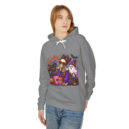 Halloween Skeleton & Pets Hoodie — "Spooky Season" Graphic Sweatshirt
