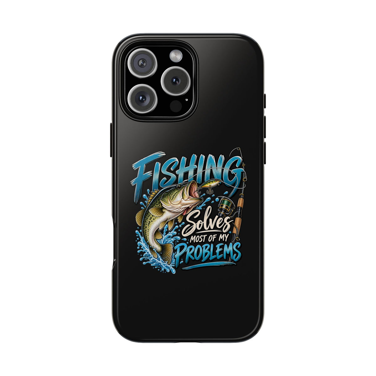 Fishing Solves Most of My Problems Phone Case