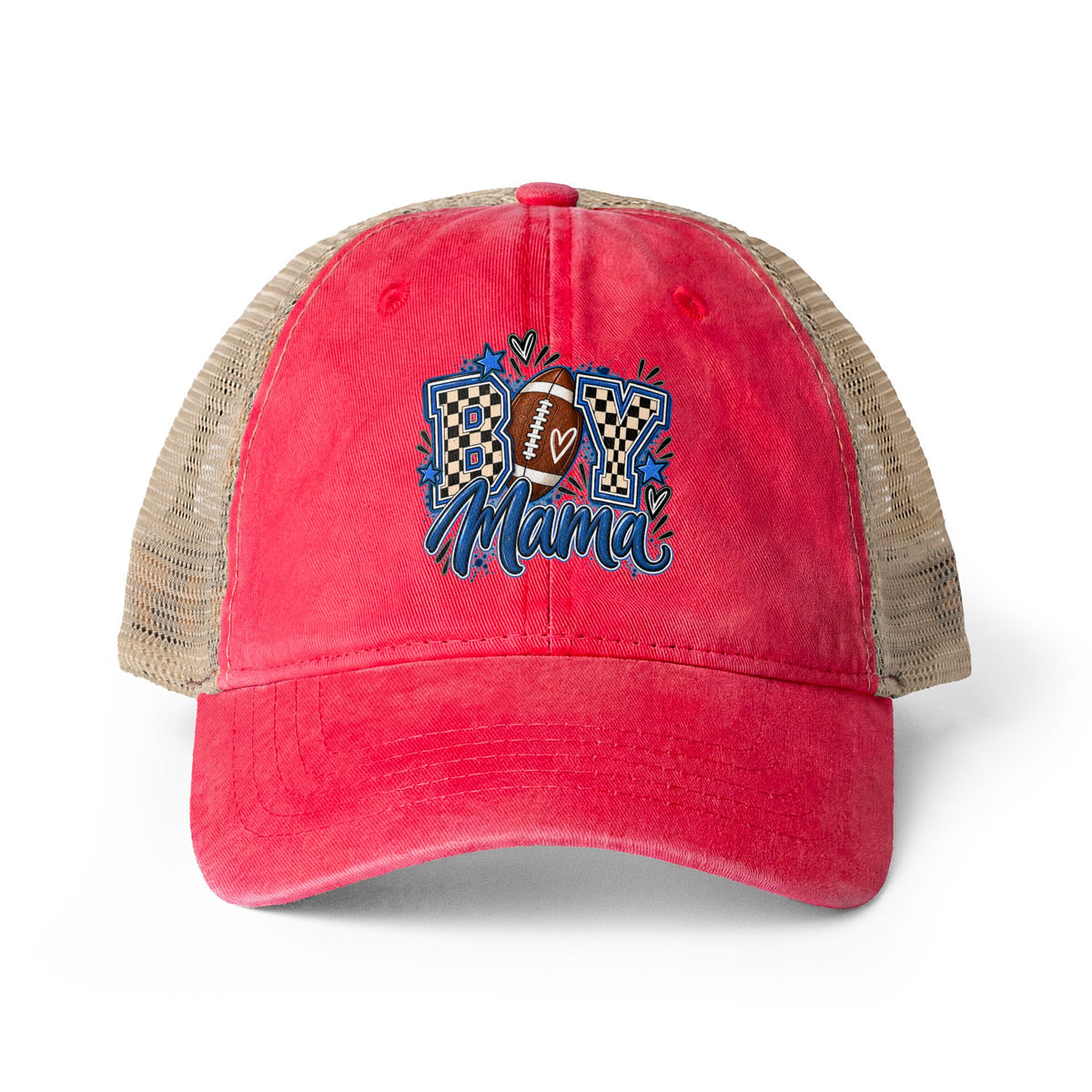 Football Boy Mama Mesh Hat