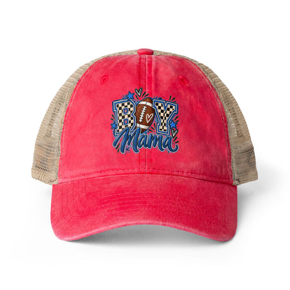 Football Boy Mama Mesh Hat