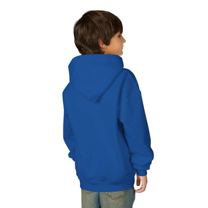 Youth Hoodie — Spooky Monster Truck Halloween Pumpkin Design