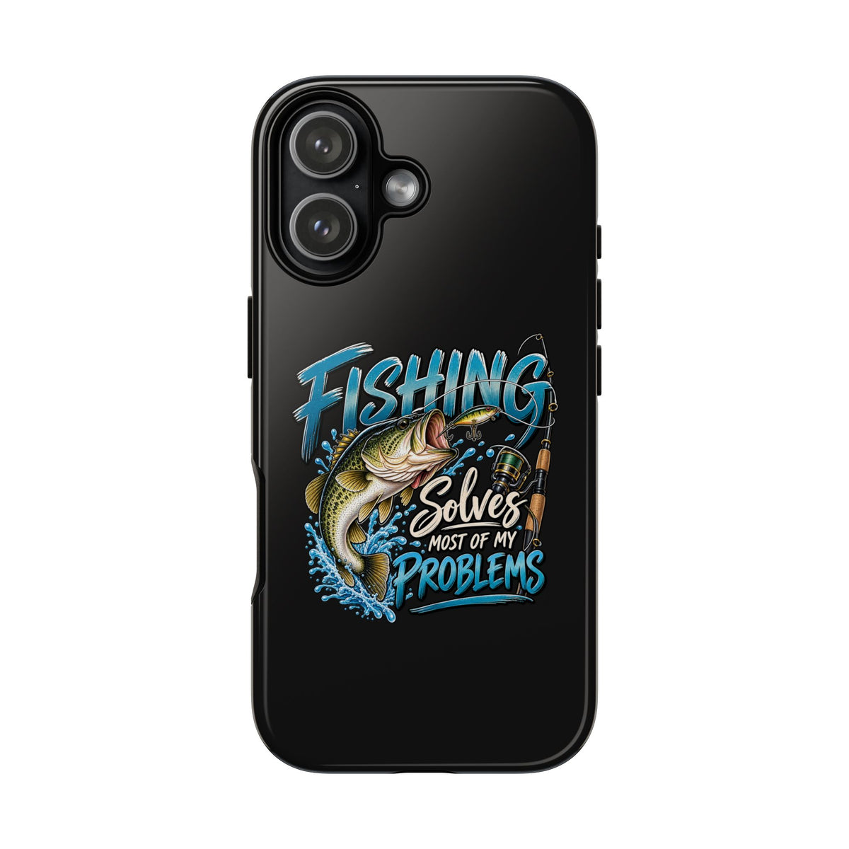 Fishing Solves Most of My Problems Phone Case