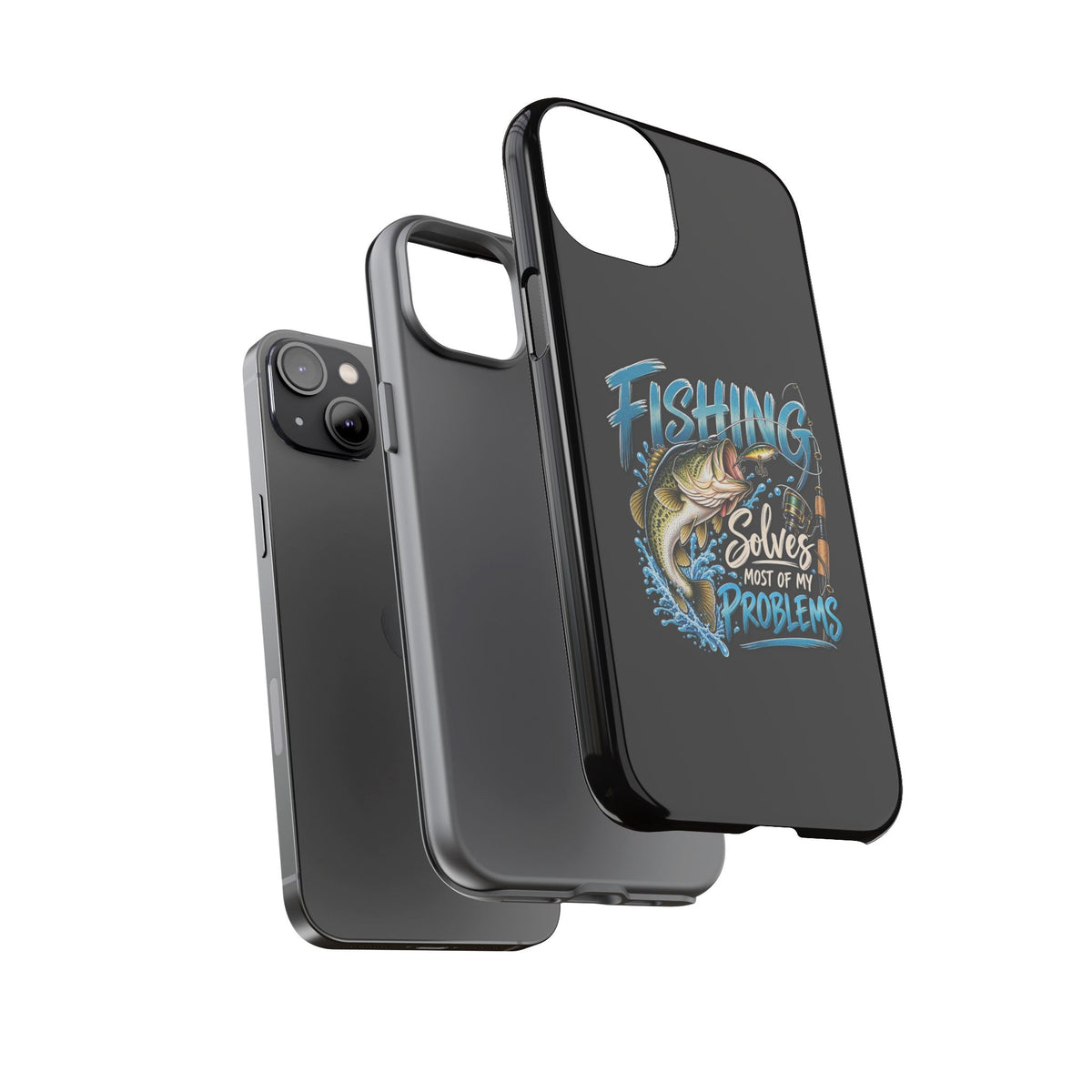 Fishing Solves Most of My Problems Phone Case