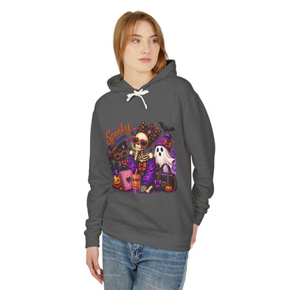 Halloween Skeleton & Pets Hoodie — "Spooky Season" Graphic Sweatshirt