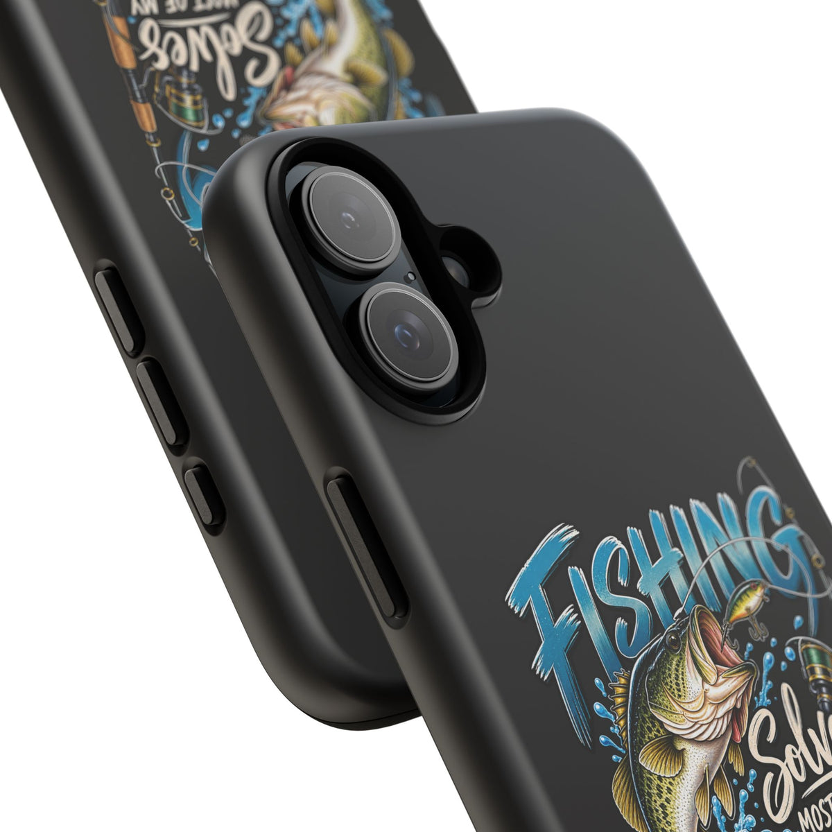 Fishing Solves Most of My Problems Phone Case