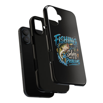 Fishing Solves Most of My Problems Phone Case