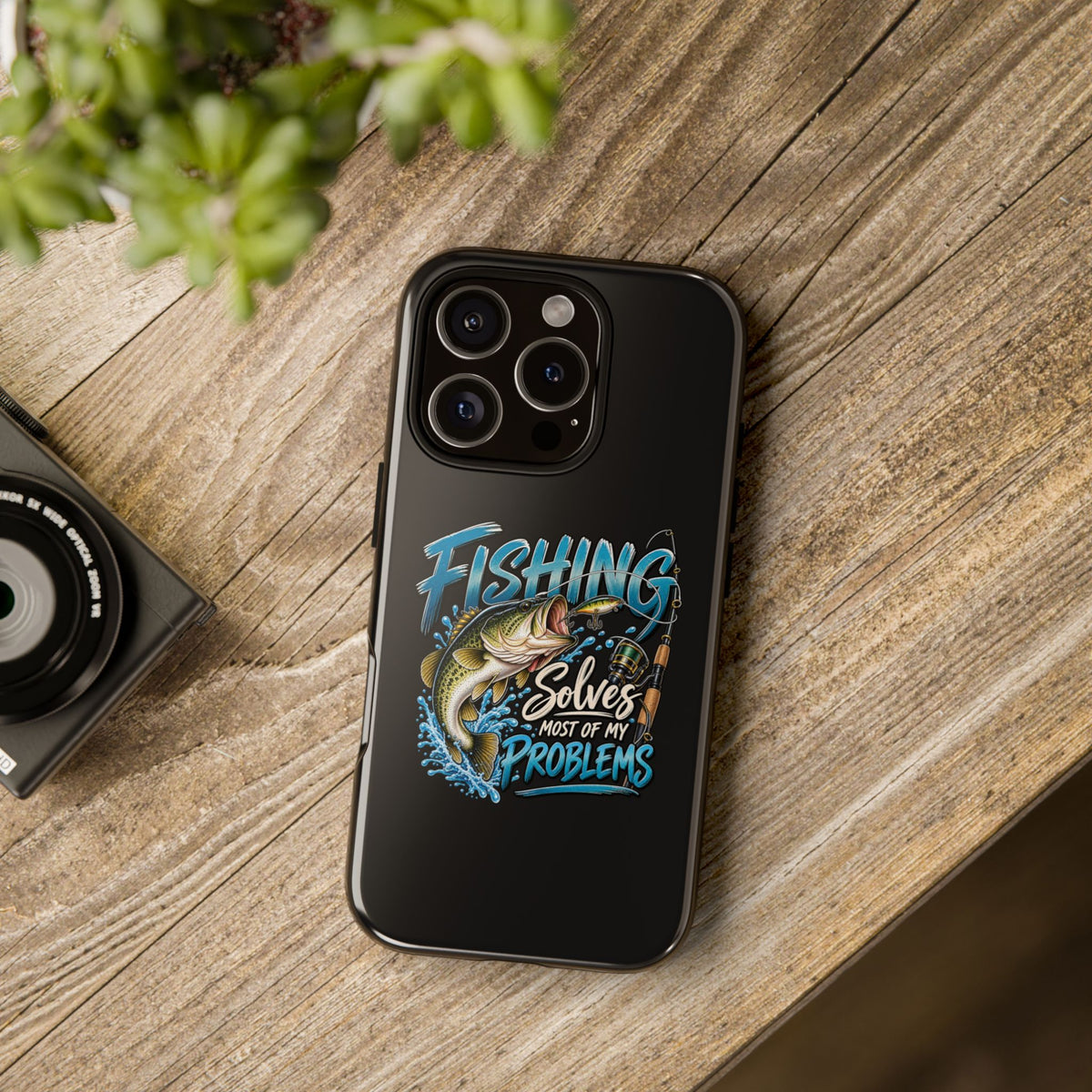 Fishing Solves Most of My Problems Phone Case