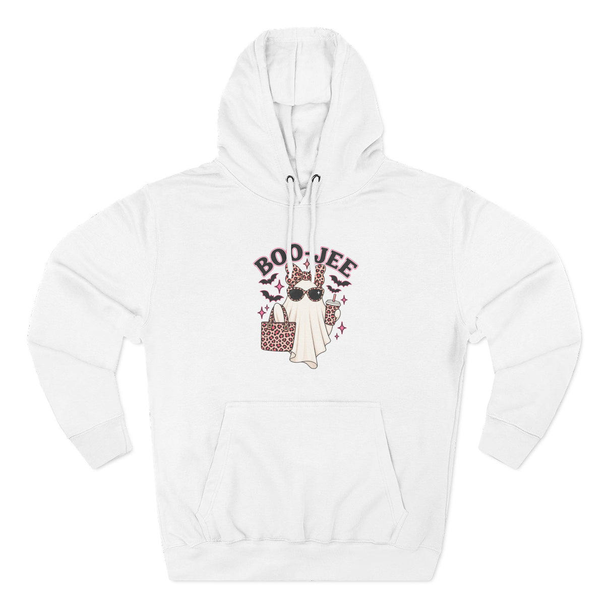 Boo Jee Ghost Graphic Hoodie - Cute Halloween Travel Sweatshirt