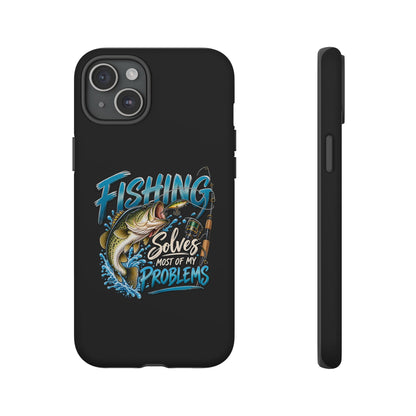 Fishing Solves Most of My Problems Phone Case