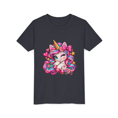 Youth Unicorn Tee — Cute Rainbow Unicorn Graphic Shirt for Kids