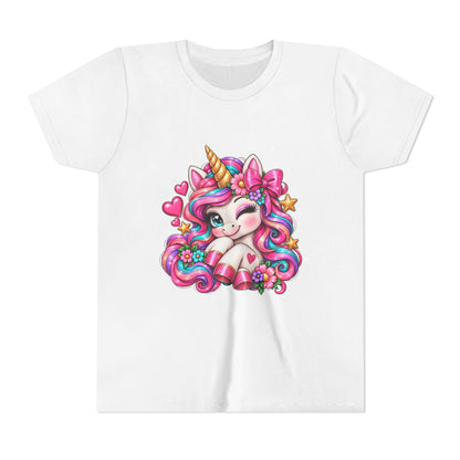 Youth Unicorn Tee — Cute Rainbow Unicorn Graphic Shirt for Kids