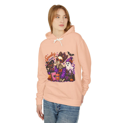 Halloween Skeleton & Pets Hoodie — "Spooky Season" Graphic Sweatshirt
