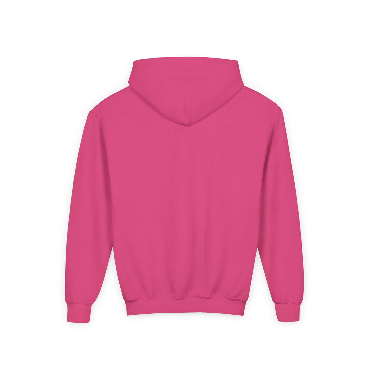 Youth Hoodie — Colorful Polka Dot Ghosts & Cat Halloween Sweatshirt