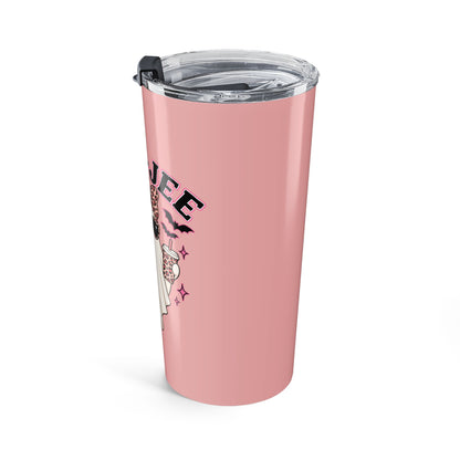 Boo-Jee 20oz Pink Leopard Ghost Tumbler — Cute Halloween Travel Mug