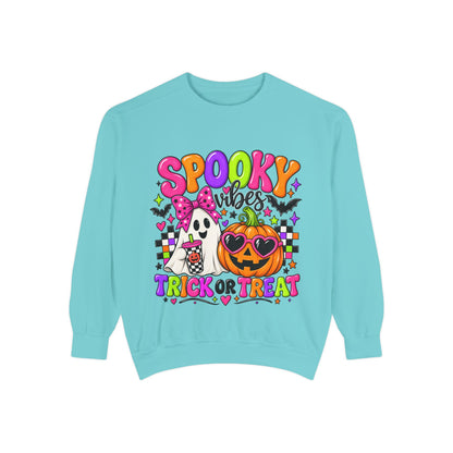 Spooky Vibes Trick or Treat Sweatshirt