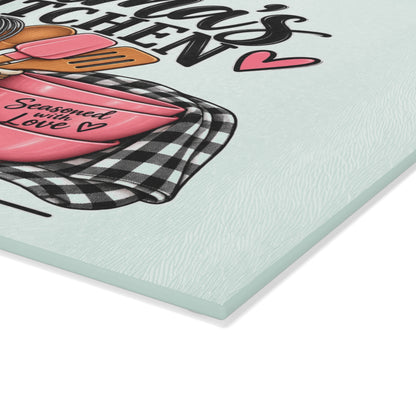 Mama's Kitchen Glass Cutting Board