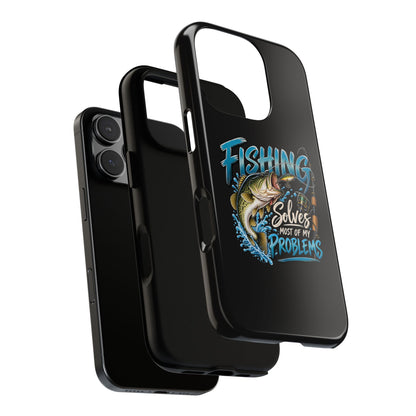 Fishing Solves Most of My Problems Phone Case