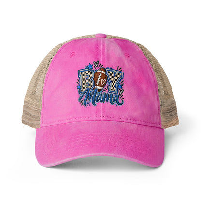 Football Boy Mama Mesh Hat