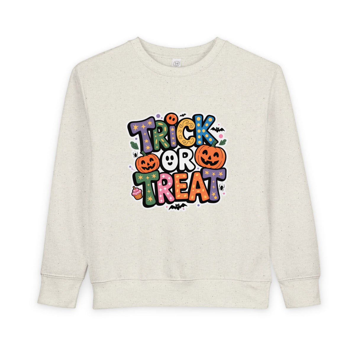 Toddler Sweatshirt - Cute "Trick or Treat" Halloween Pullover with Pumpkins