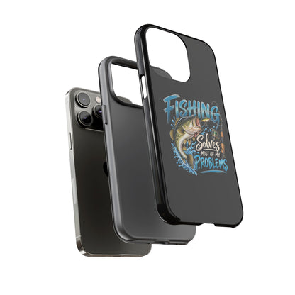 Fishing Solves Most of My Problems Phone Case